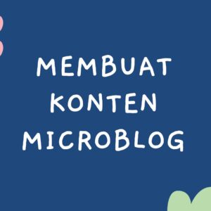 Membuat konten microblog